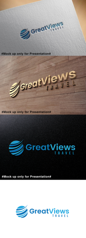 Logo Design by designmind78 for Great Views Travel | Design: #19529971