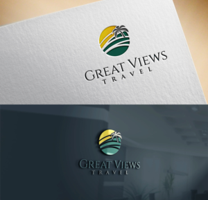 Logo Design by design_ghost 2 for Great Views Travel | Design: #19524197
