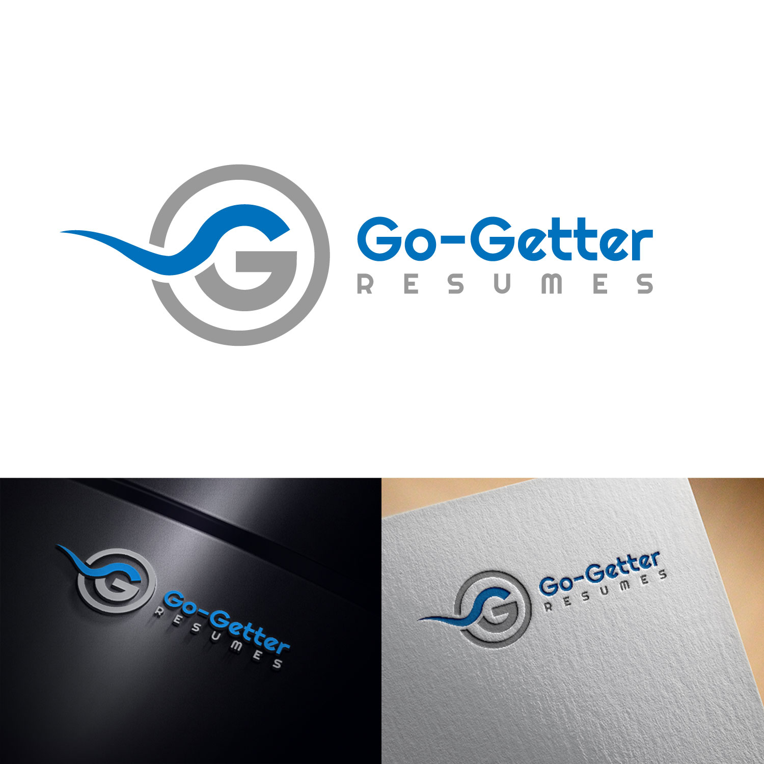 Logo Design by Rupok MT for Go-Getter Resumes | Design #19535522