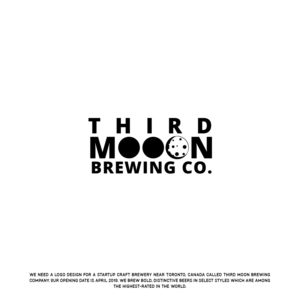 Third Moon Brewing (Co./Company) | Design de Logo par deadPixel