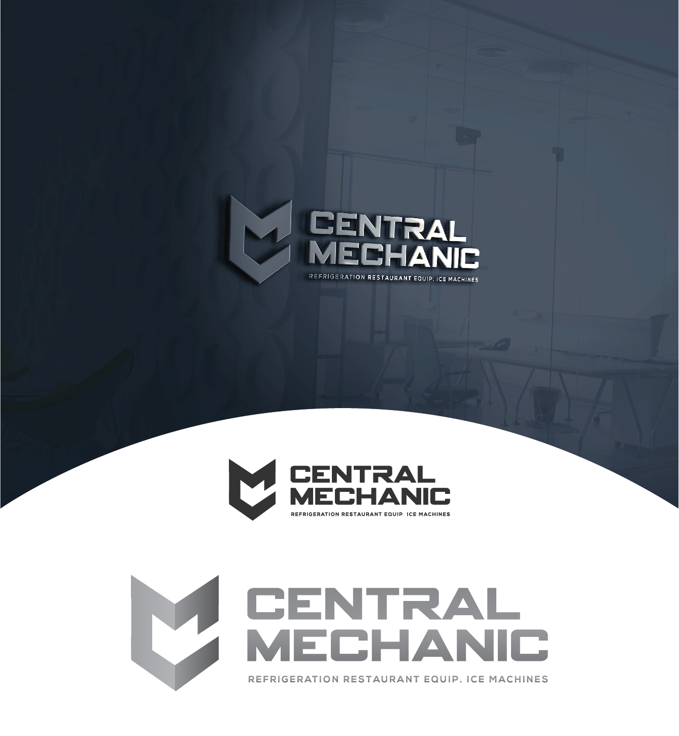 Logo Design by Ves-Boycheva for Central Mechanical, LLC | Design #19535471