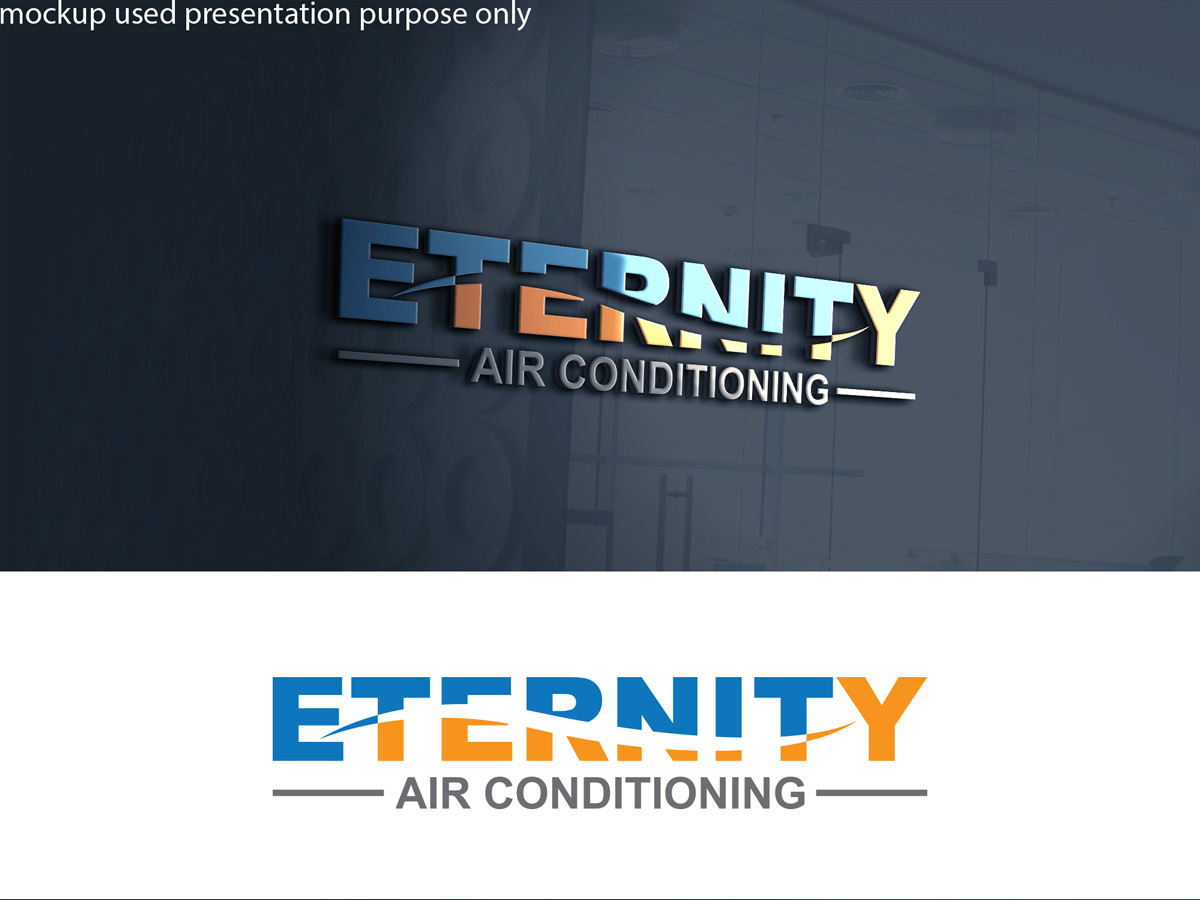 Diseño de Logo por A S design @ para Eternity Air Conditioning | Diseño #19599905