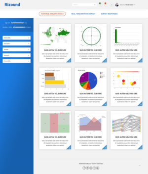 Web Design par pb pour Rizound | Design : #19532516