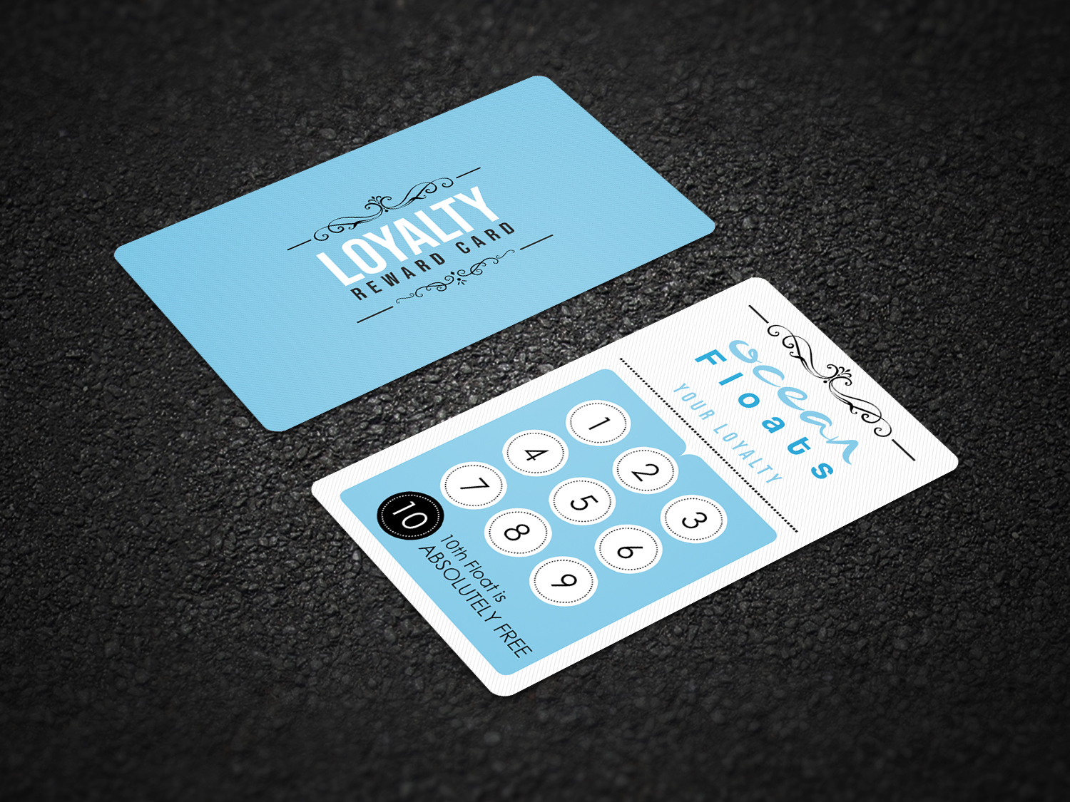 Card Design by Pointless Pixels India for Ocean Floats  | Design #19529764