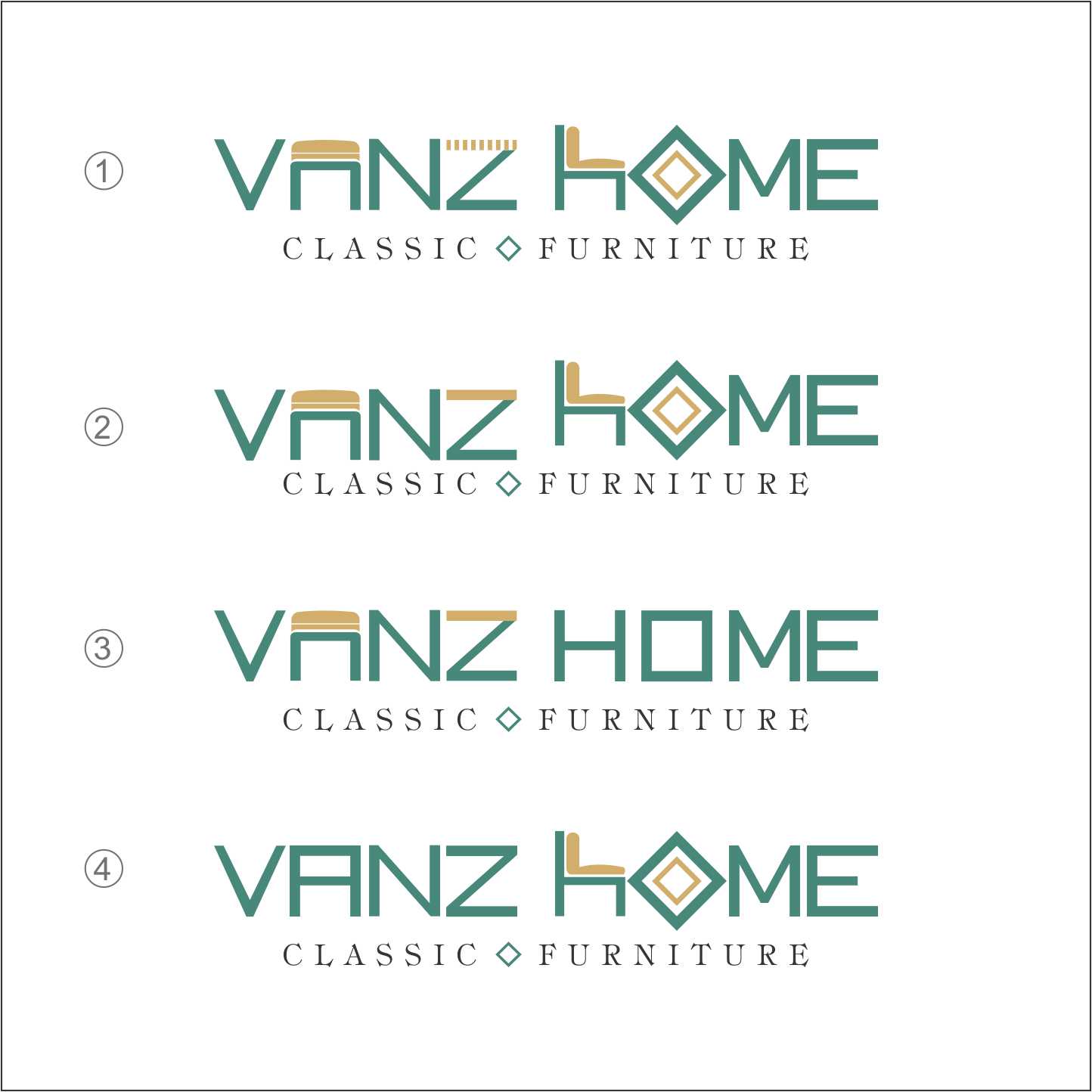Logo Design by Krishnadas for Vanz Home | Design #19593071