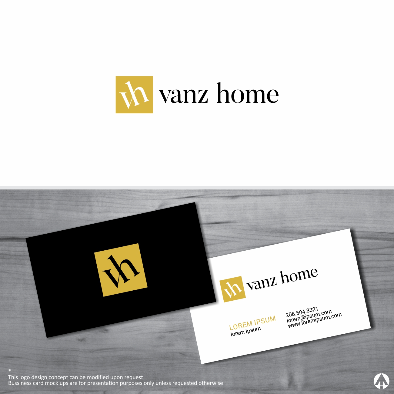 Logo Design by MBARO for Vanz Home | Design #19552581