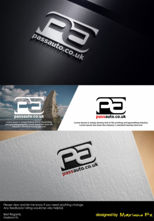 PassAuto.co.uk | Logo Design by Mariono Fx