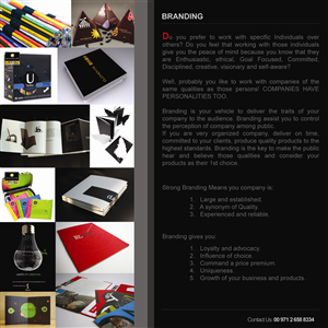 Brochure Design by AriefK for this project | Design: #696547