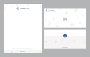 Incident IQ letterhead and envelope | Letterhead Design by MIND