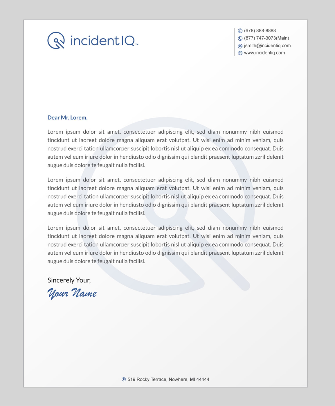 Letterhead Design by Infinitive Technology for this project | Design #19528441