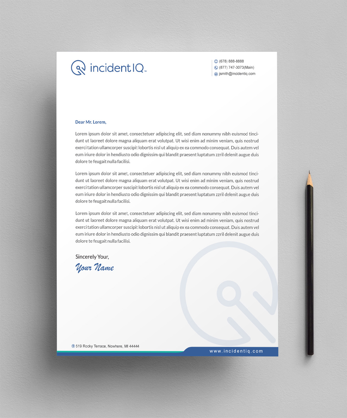 Letterhead Design by Infinitive Technology for this project | Design #19528758
