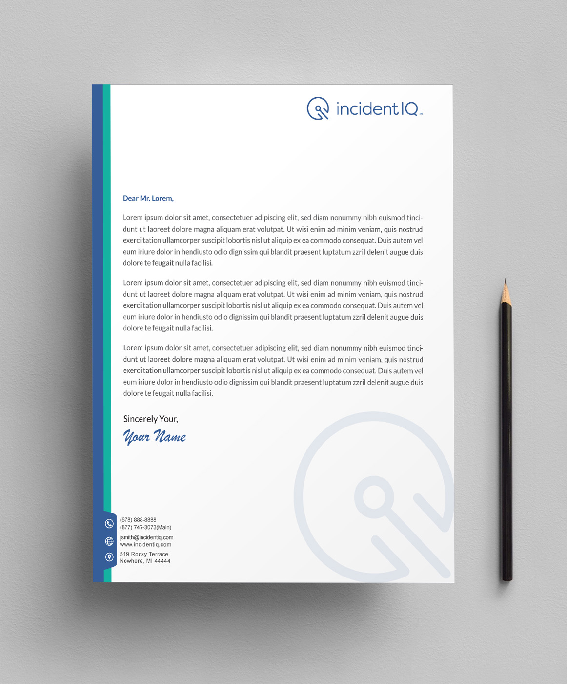 Letterhead Design by Infinitive Technology for this project | Design #19528811