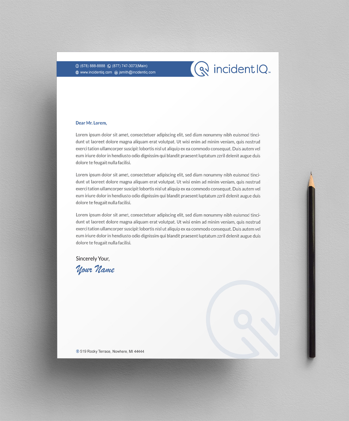 Letterhead Design by Infinitive Technology for this project | Design #19528812