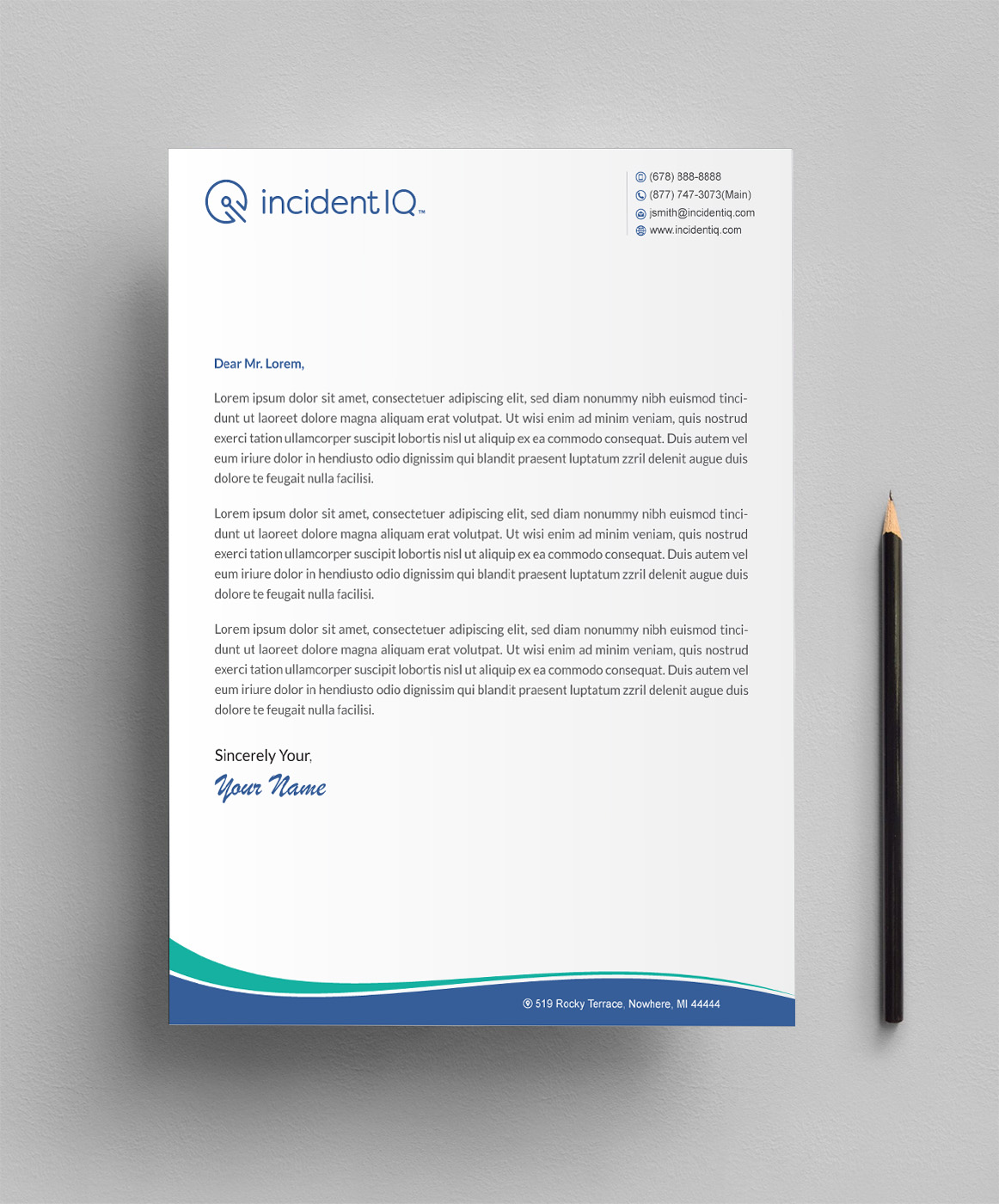 Letterhead Design by Infinitive Technology for this project | Design #19528877