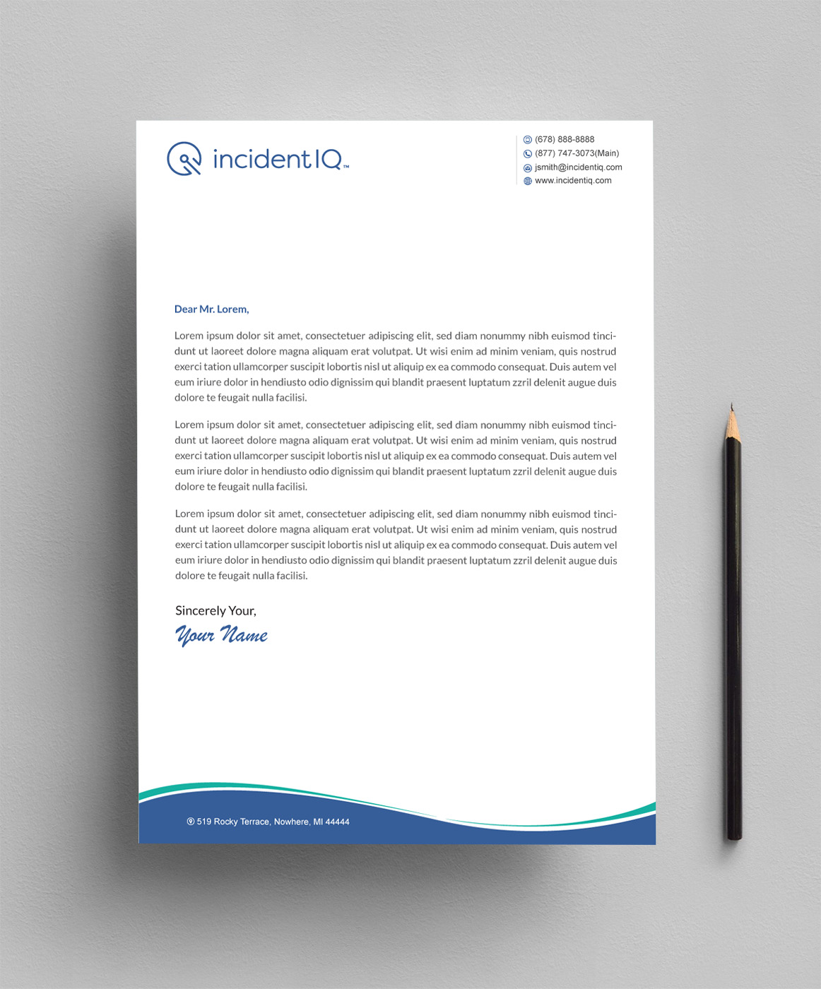 Letterhead Design by Infinitive Technology for this project | Design #19529007