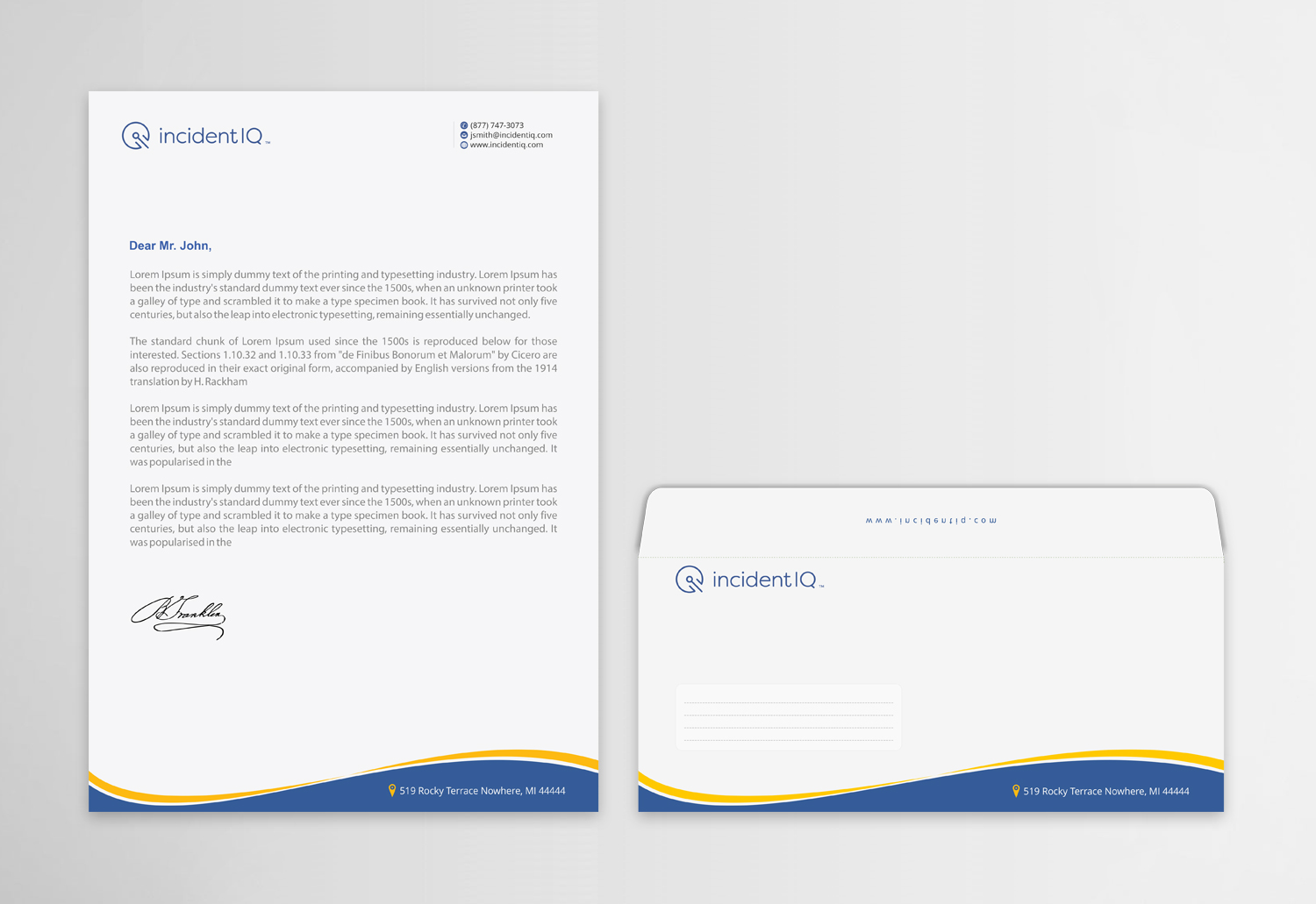 Letterhead Design by Infinitive Technology for this project | Design #19535167