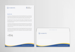 Incident IQ letterhead and envelope | Letterhead Design by Infinitive Technology