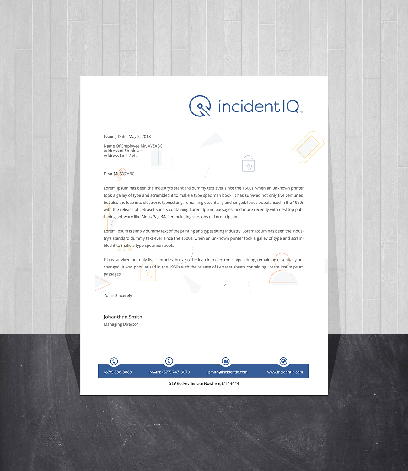 Letterhead Design by Creations Box 2015 for this project | Design #19533033