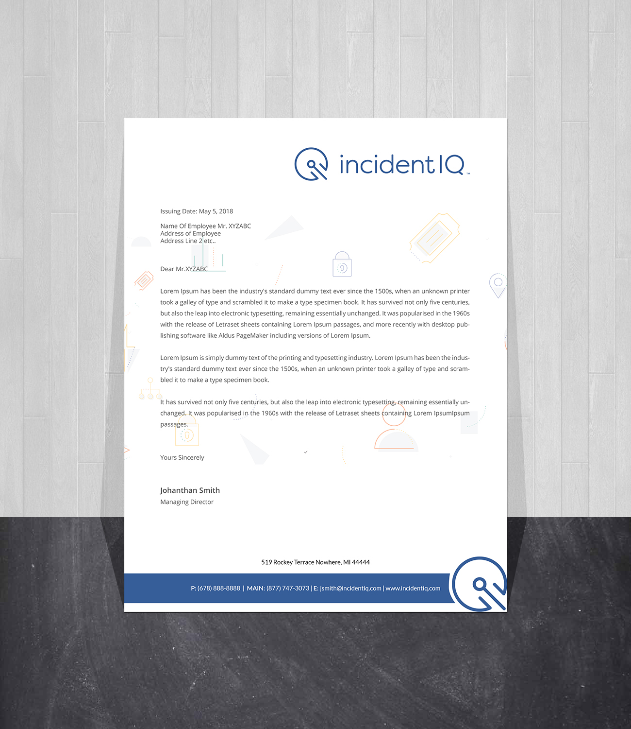 Letterhead Design by Creations Box 2015 for this project | Design #19533034