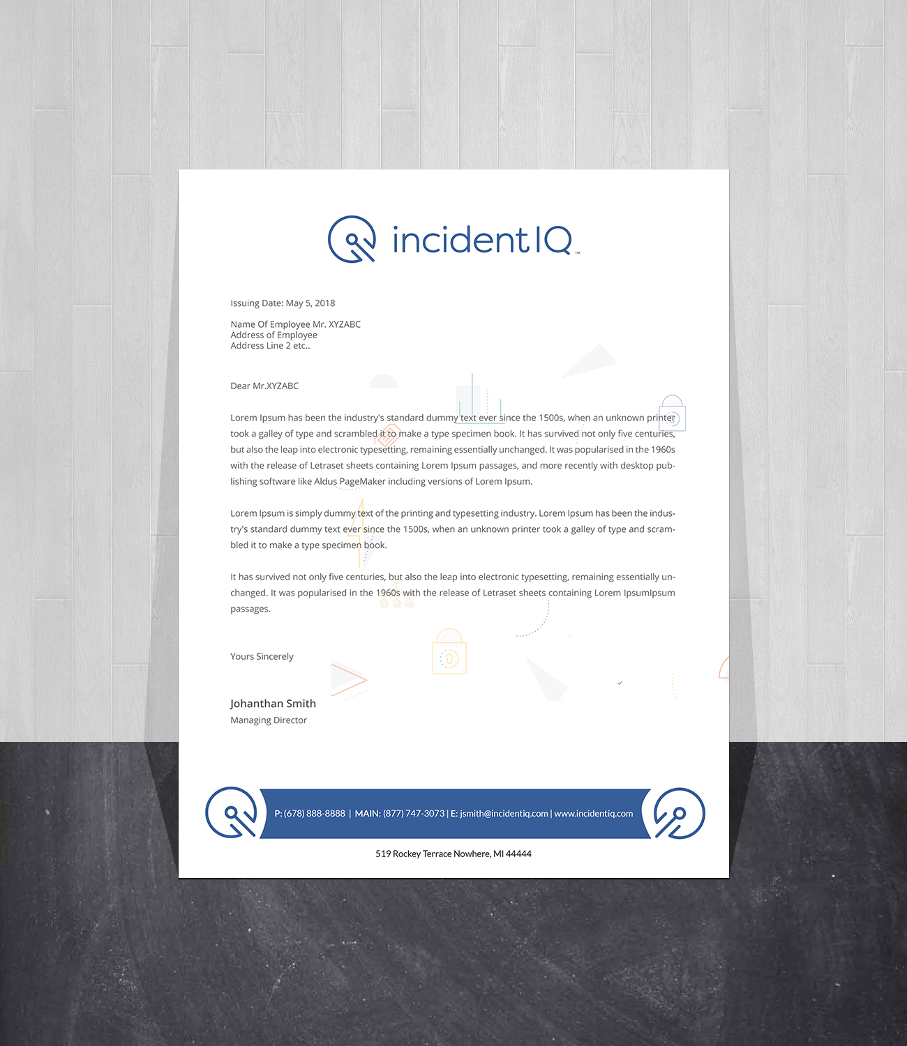 Letterhead Design by Creations Box 2015 for this project | Design #19533035