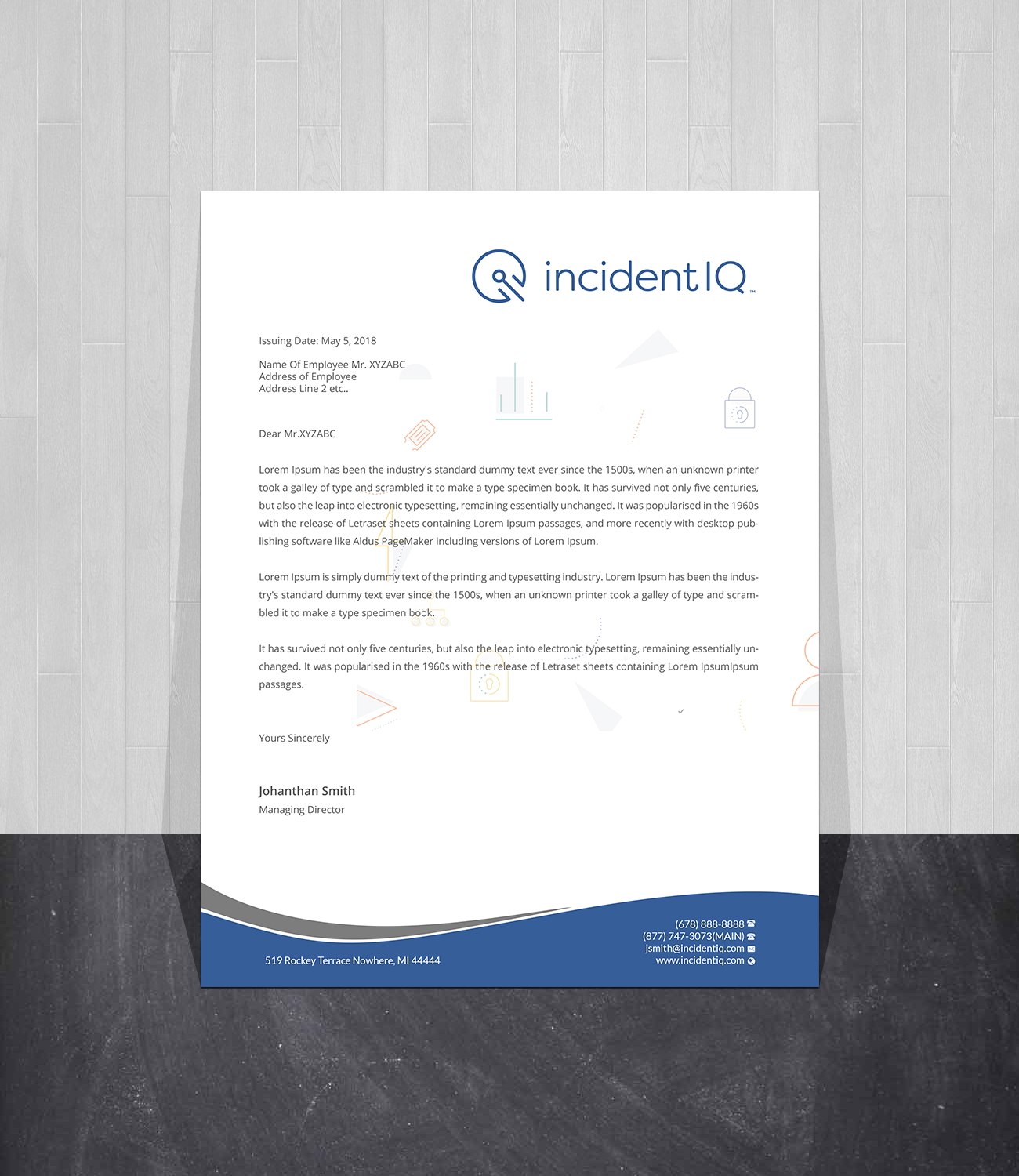 Letterhead Design by Creations Box 2015 for this project | Design #19533052