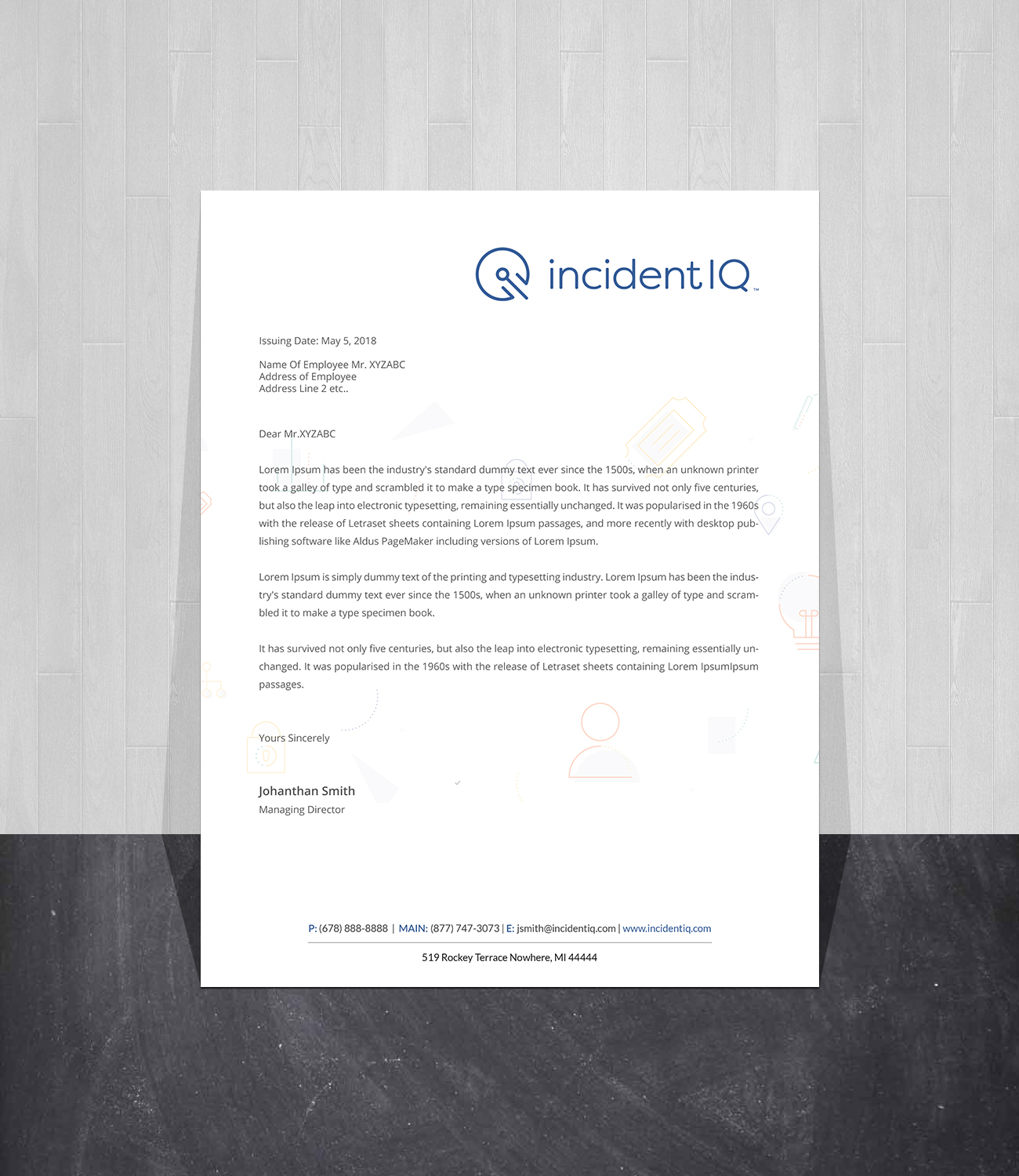 Letterhead Design by Creations Box 2015 for this project | Design #19533054