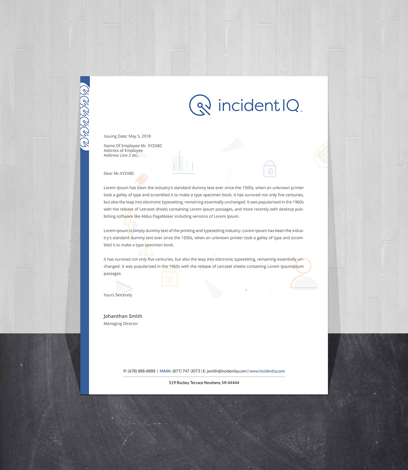 Letterhead Design by Creations Box 2015 for this project | Design #19533055