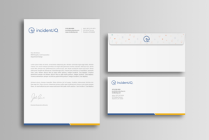 Incident IQ letterhead and envelope | Letterhead Design by mdreyad