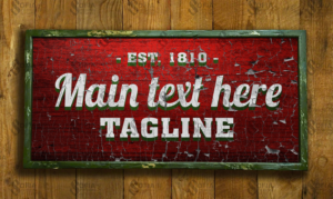 Old Time Store Theme/Signage | Graphic Design by SofiaDesignStudio
