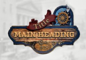 Old Time Store Theme/Signage | Graphic Design by Rickyy