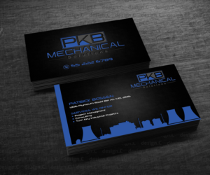 PKB Mechanical Solutions Business Card Design  | Diseño de Tarjeta de Presentación por Designers Hub