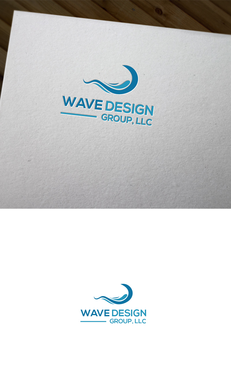 Logo Design by logo_s for Wave Design Group LLC | Design #19530310