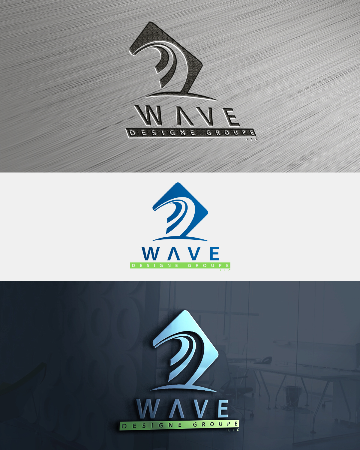Logo Design by pinday0 for Wave Design Group LLC | Design #19578896
