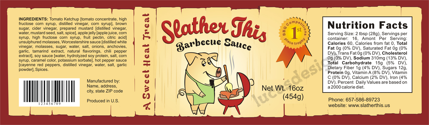 Label Design by lucasdesign for this project | Design #3030473