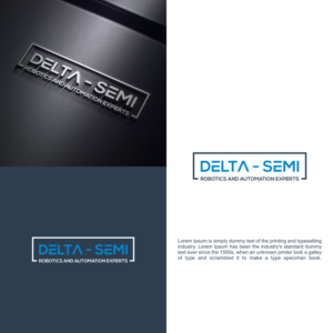 Delta - Semi, Robotics and Automation Experts | Logo Design by untung bertubi-tubi