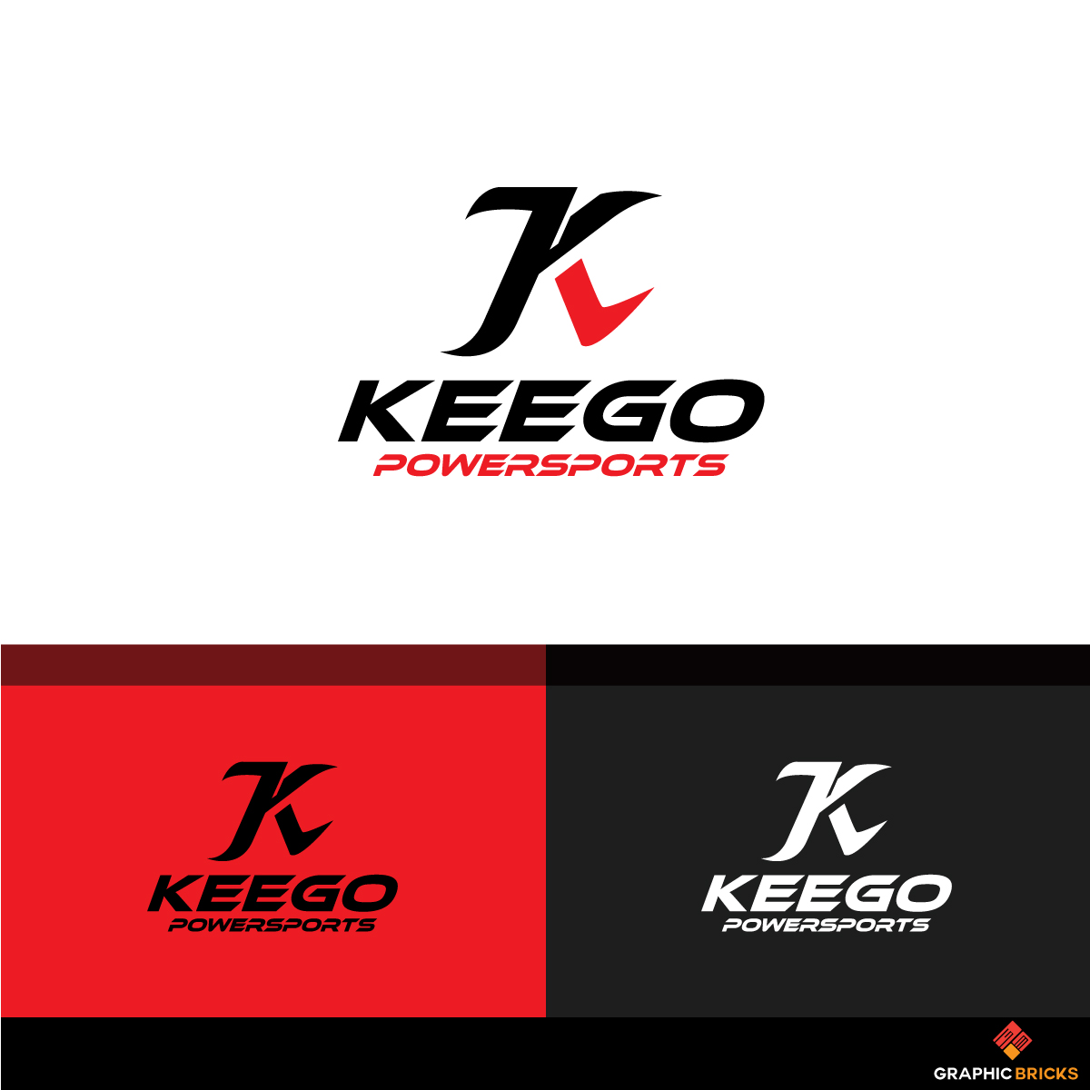 Logo Design by Graphic Bricks for Keego Powersports of MI, LLC | Design #19531715
