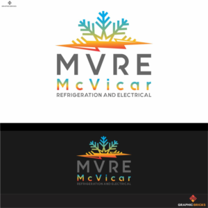 MVRE - McVicar Refrigeration and Electrical  | Logo Design by Graphic Bricks