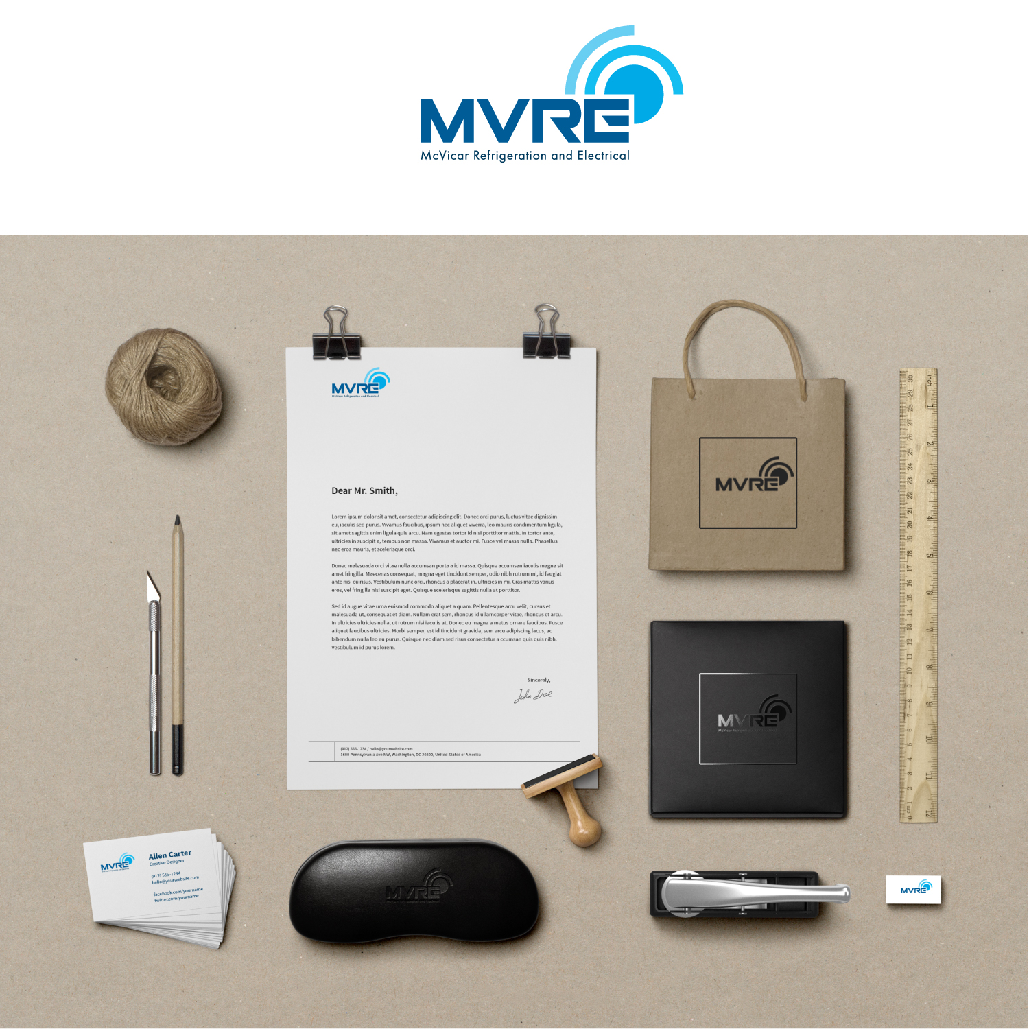 Logo Design by Carry for Mcvicar Refrigeration & Electrical | Design #19607361