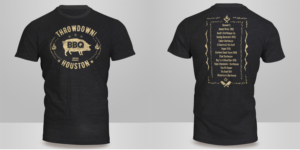 T-shirt design for 2018 Houston BBQ Throwdown! | T-Shirt-Design von Kero