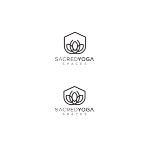 Logo Design by Ves-Boycheva for Sacred Yoga spaces | Design: #19646449