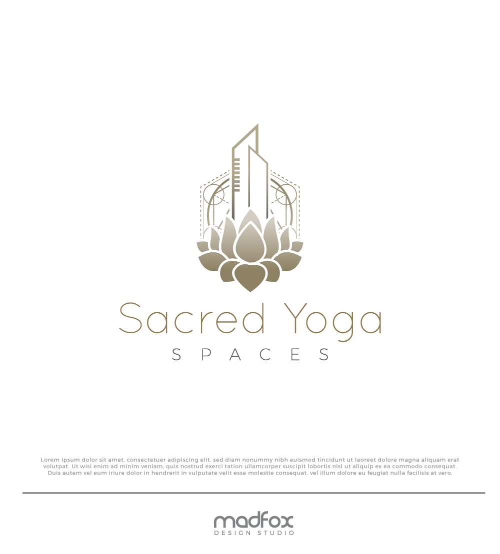 Logo Design by WILD FOX Desing Studio for Sacred Yoga spaces | Design #19677166