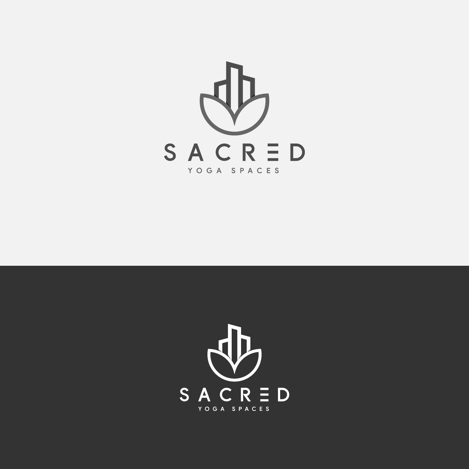 Diseño de Logo por SlashGrid para Sacred Yoga spaces | Diseño #19676484