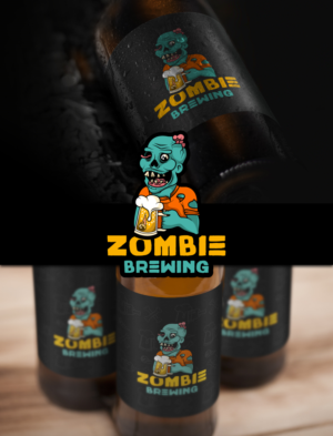 Diseño de Logo por Veronica Dan para Zombie Brewing Company | Diseño #19531327