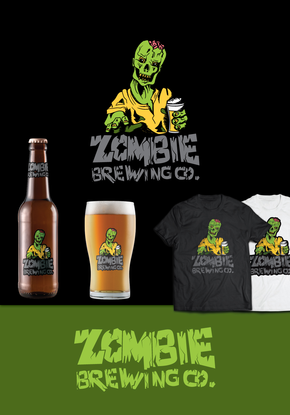 Logo-Design von Veronica Dan für Zombie Brewing Company | Design #19539856