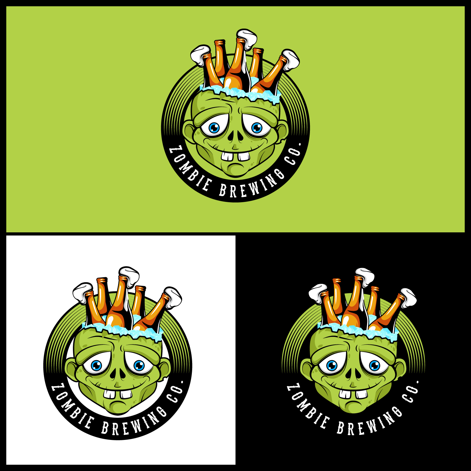 Logo Design by JustRightHere for Zombie Brewing Company | Design #19533097