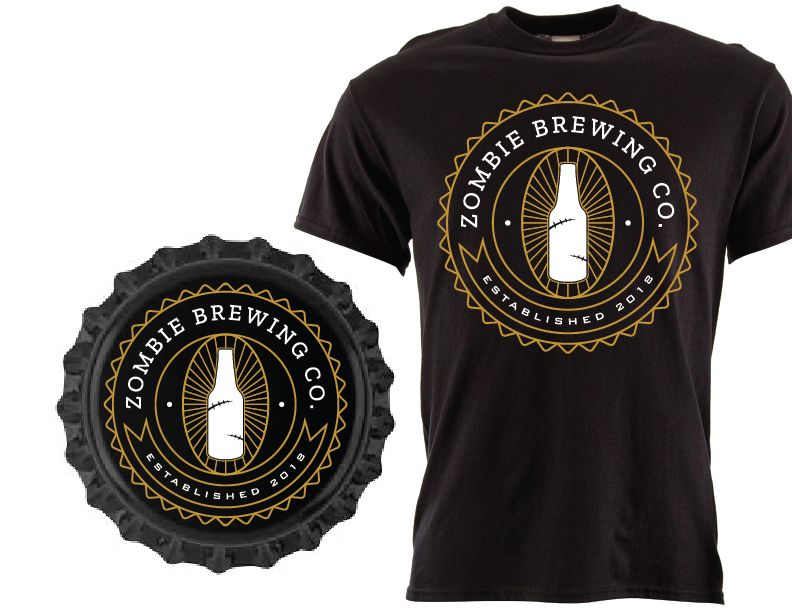 Logo Design by Psych artist for Zombie Brewing Company | Design #19550562