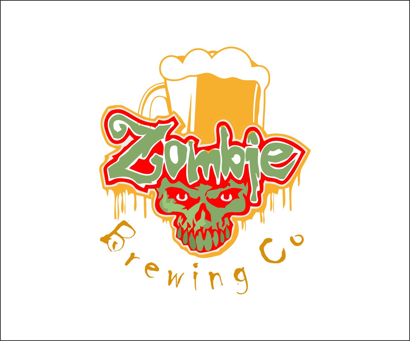 Logo Design by Sue Rogers for Zombie Brewing Company | Design #19548739