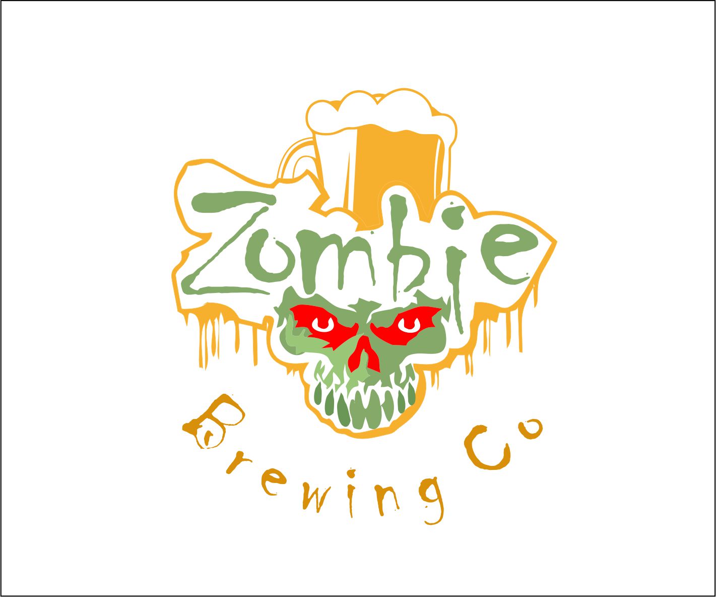 Diseño de Logo por Sue Rogers para Zombie Brewing Company | Diseño #19548749