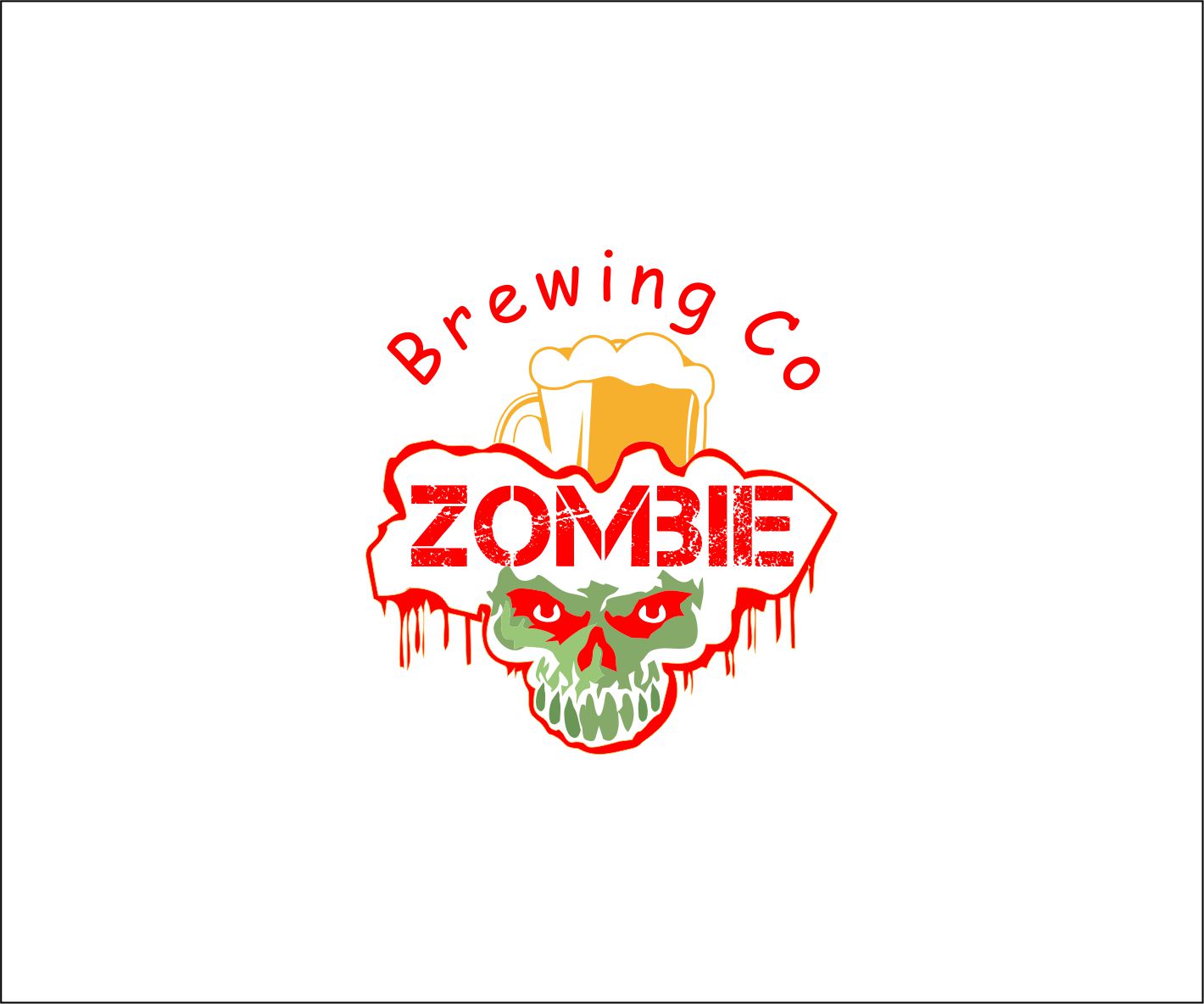 Logo Design by Sue Rogers for Zombie Brewing Company | Design #19562464
