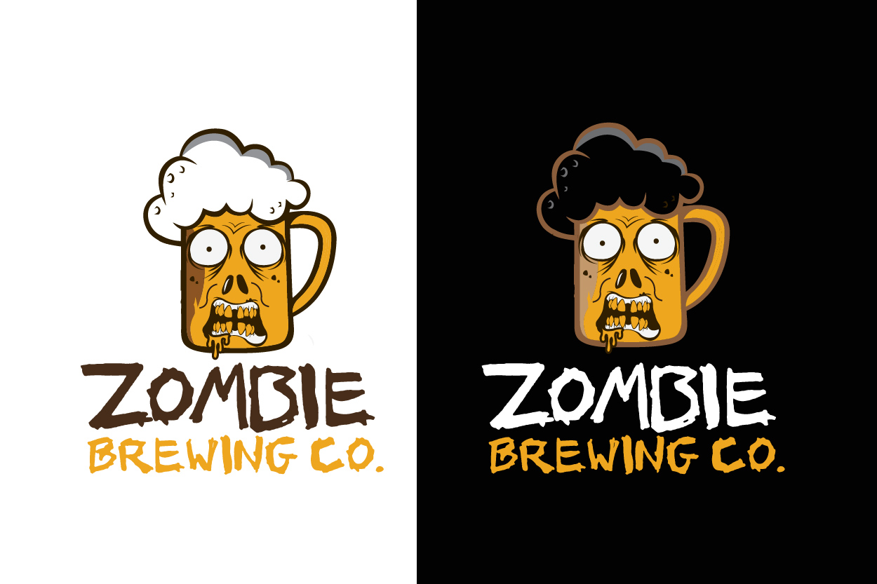 Logo Design by #hashtag_DEsigN for Zombie Brewing Company | Design #19532919